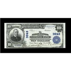 Cedar Rapids, IA - $10 1902 Plain Back Fr. 626 The Ceda 