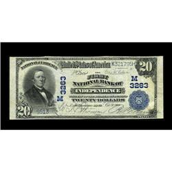 Independence, IA - $20 1902 Plain Back Fr. 650 The Firs 