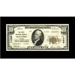 Hugoton, KS - $10 1929 Ty. 2 The First NB Ch. # 11300Ju 
