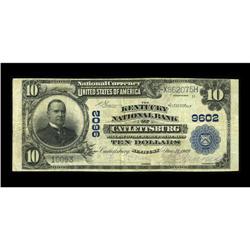 Catlettsburg, KY - $10 1902 Plain Back Fr. 627 The Kent 