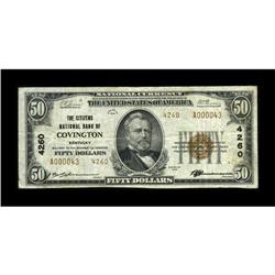 Covington, KY - $50 1929 Ty. 2 The Citizens NB Ch. # 42 