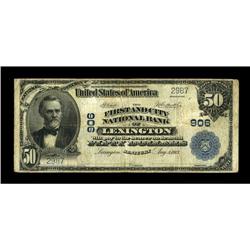 Lexington, KY - $50 1902 Plain Back Fr. 680 The First & 