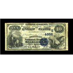 Louisville, KY - $10 1882 Date Back Fr. 542 The America 
