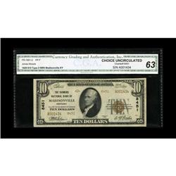 Madisonville, KY - $10 1929 Ty. 2 The Farmers NB Ch. # 