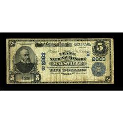 Maysville, KY - $5 1902 Date Back Fr. 590 The State NB 