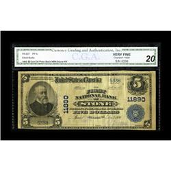 Stone, KY - $5 1902 Plain Back Fr. 607 The First NB Ch. 