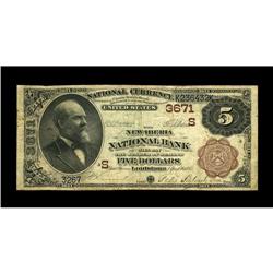 New Iberia, LA - $5 1882 Brown Back Fr. 469 The New Ibe 