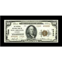 New Orleans, LA - $100 1929 Ty. 2 The Hibernia NB Ch. # 