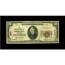 Rising Sun, MD - $20 1929 Ty. 1 The NB of Rising Sun 