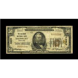 Salisbury, MD - $50 1929 Ty. 1 The Salisbury NB Ch. # 3 