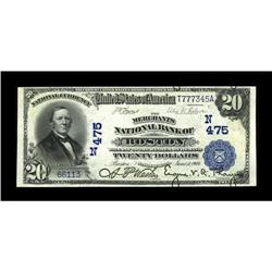 Boston, MA - $20 1902 Date Back Fr. 642 The Merchants N 
