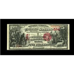Boston, MA - $5 1875 Fr. 404 The Continental NB Ch. # 5 