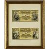 Image 1 : Boston, MA- $50; $100 National Gold Bank Note Specimens 
