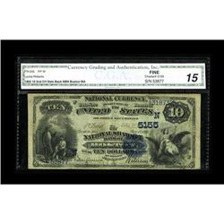 Boston, MA - $10 1882 Date Back Fr. 545 The National Sh 