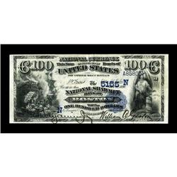 Boston, MA - $100 1882 Date Back Fr. 571 The National S 