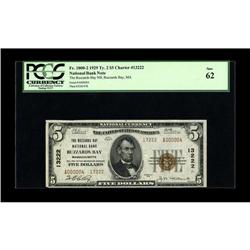 Buzzards Bay, MA - $5 1929 Ty. 2 The Buzzards Bay NB Ch 