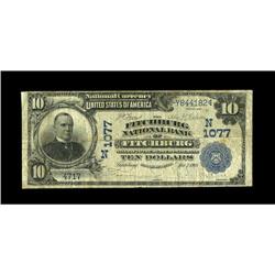 Fitchburg, MA - $10 1902 Date Back Fr. 616 The Fitchbur 