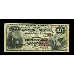 Mankato, MN - $10 1882 Brown Back Fr. 485 The National 