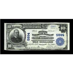 Thief River Falls, MN - $10 1902 Plain Back Fr. 633 The 