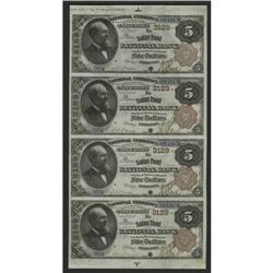 Saint Paul, NE - $5-$5-$5-$5 1882 Brown Back Fr. 467 Th 