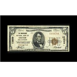 Exeter, NH - $5 1929 Ty. 1 The Rockingham NB Ch. # 1288 