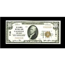 Caldwell, NJ - $10 1929 Ty. 1 The Caldwell NB Ch. # 713 