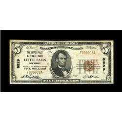 Little Falls, NJ - $5 1929 Ty. 1 The Little Falls NB Ch 