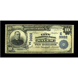 Salem, NJ - $10 1902 Date Back Fr. 618 The City NB Ch. 