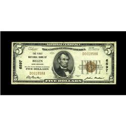 Belen, NM - $5 1929 Ty. 1 The First NB Ch. # 6597While 