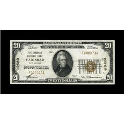 Carlsbad, NM - $20 1929 Ty. 1 Carlsbad NB Ch. # 12569A 