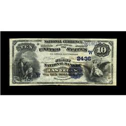 Las Vegas, NM - $10 1882 Date Back Fr. 545 The First NB 
