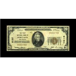 Portales, NM - $20 1929 Ty. 1 The First NB Ch. # 6187Th 