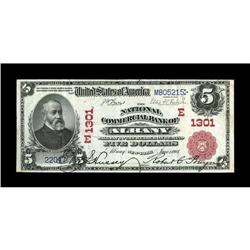 Albany, NY - $5 1902 Red Seal Fr. 587 The National Comm 