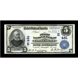 Cobleskill, NY - $5 1902 Plain Back Fr. 598 The First N 