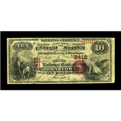 Johnstown, NY - $10 1875 Fr. 419 The First NB Ch. # 241 