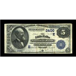 Little Falls, NY - $5 1882 Date Back Fr. 537 The Little 