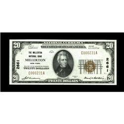 Millerton, NY - $20 1929 Ty. 1 The Millerton NB Ch. # 2 