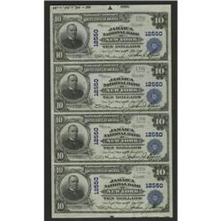 New York, NY - $10-$10-$10-$10 1902 Plain Back Fr. 635 