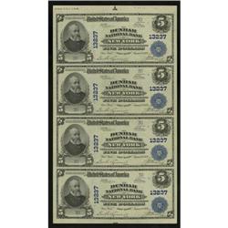 New York, NY - $5-$5-$5-$5 1902 Plain Back Fr. 611 The 