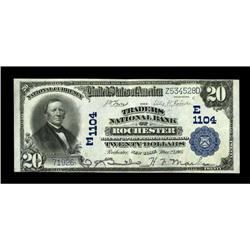 Rochester, NY - $20 1902 Plain Back Fr. 650 The Traders 