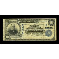 Winston-Salem, NC - $10 1902 Plain Back Fr. 635 The Far 