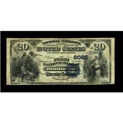 Bottineau, ND - $20 1882 Date Back Fr. 555 The First NB 