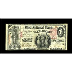 Athens, OH - $1 1875 Fr. 385 The First NB Ch. # 233A ha 