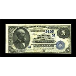Cincinnati, OH - $5 1882 Value Back Fr. 574 The Citizen 