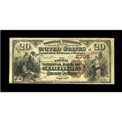 Cincinnati, OH - $20 1882 Brown Back Fr. 501 The Fifth 