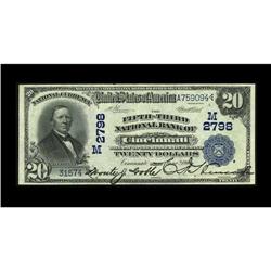 Cincinnati, OH - $20 1902 Date Back Fr. 644 The Fifth-T 