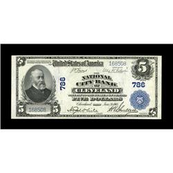 Cleveland, OH - $5 1902 Plain Back Fr. 598 The National 