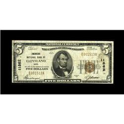 Cleveland, OH - $5 1929 Ty. 1 Engineers NB Ch. # 11862A 