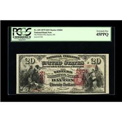 Dayton, OH - $20 1875 Fr. 435 The Winters NB Ch. # 2604 
