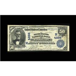 Massillon, OH - $50 1902 Date Back Fr. 670 The Merchant 